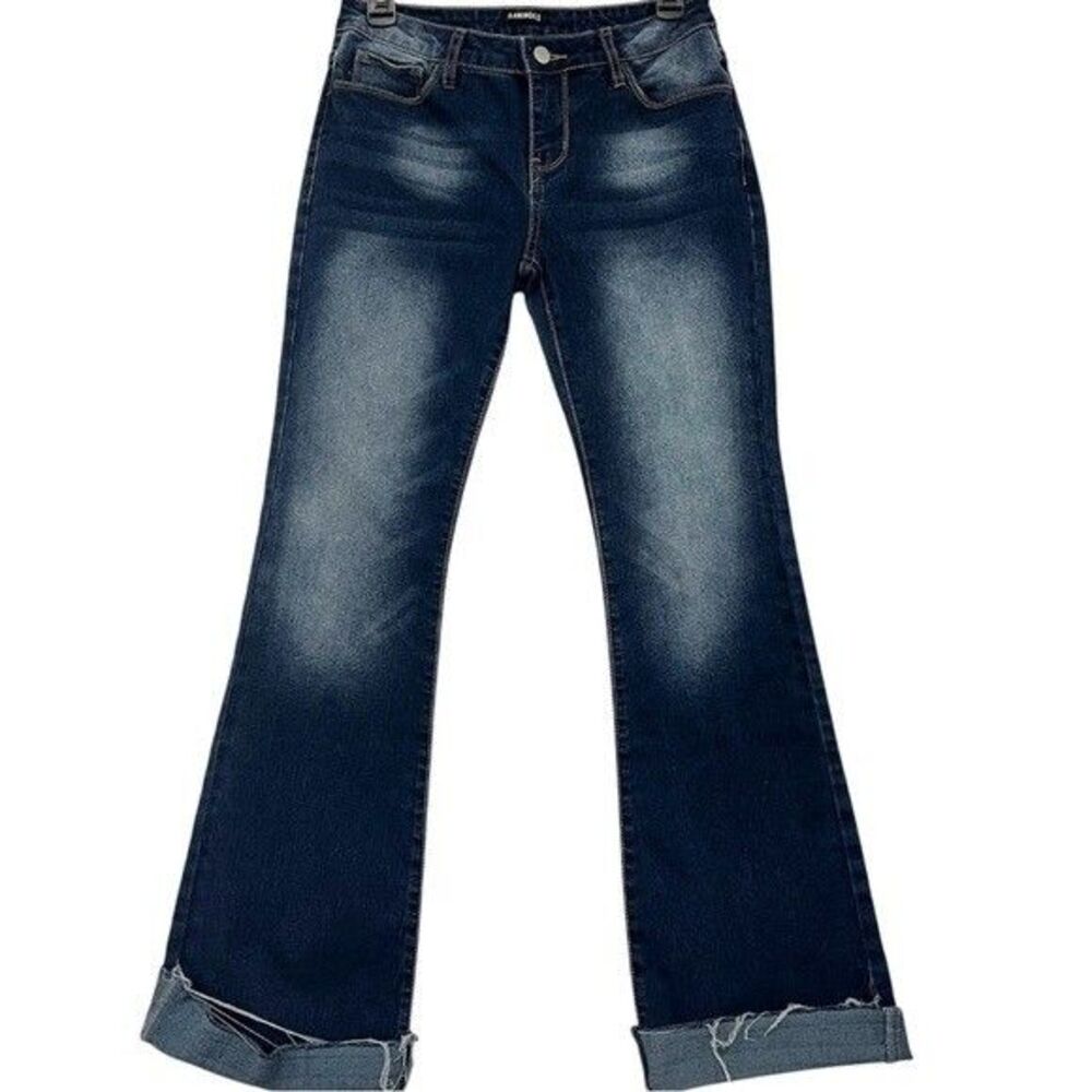 Flamingals Juniors Long Bootcut Jeans Size 5 Medium